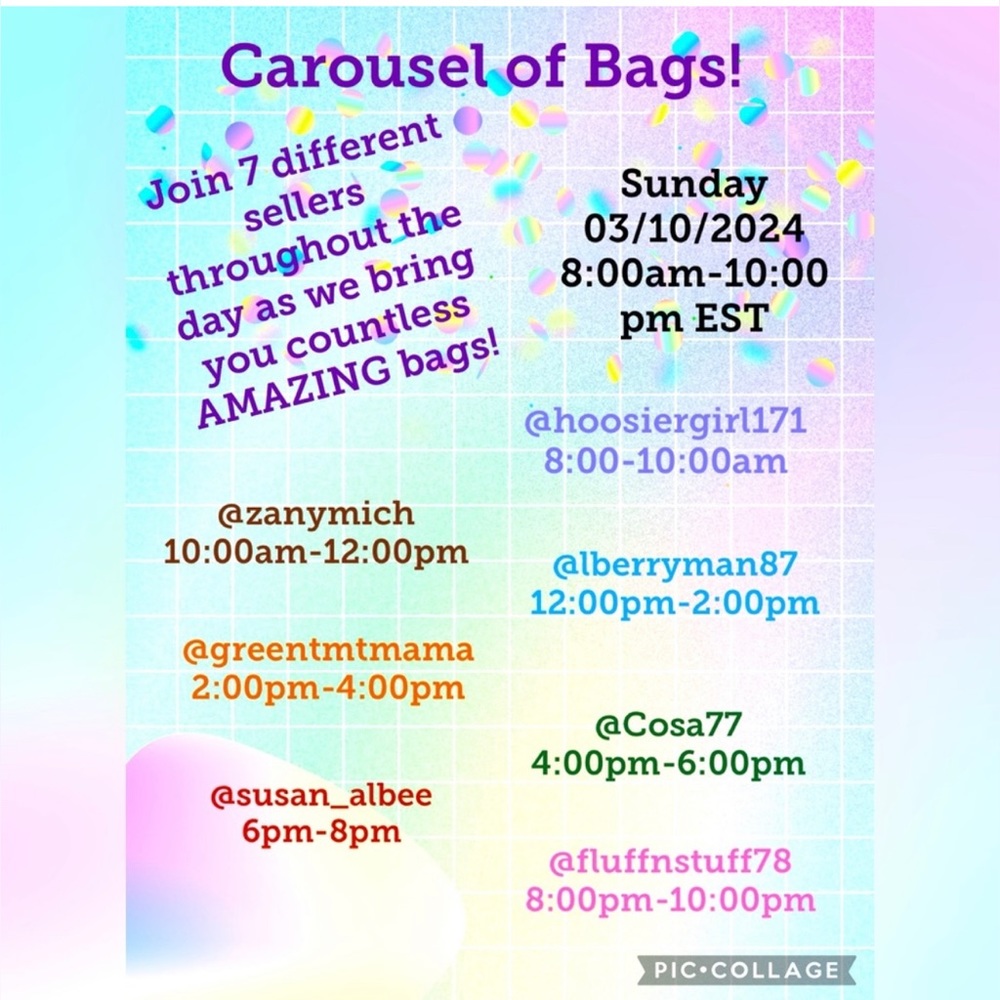 It’s a bag carousel 😆😆😆😆 Leetssss gooooo